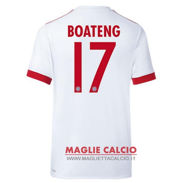 nuova maglietta bayern munich 2017-2018 boateng 17 terza
